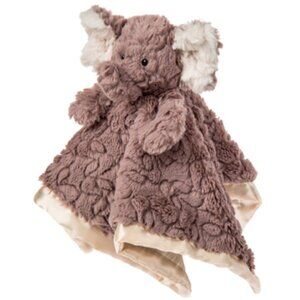 Mary‎ Meyer Baby Fluffy Elephant Putty Nursery Lovey Satin Trim Security Blanket